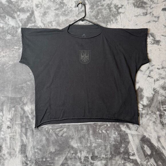 Kanye West Yeezy Vultures Album Promo Black Size 1 Short Sleeve Boxy Fit - Picture 1 of 7